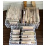 Collection of scrapbooking rubber stamps