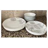 Corelle "Reminisce" plates and bowls