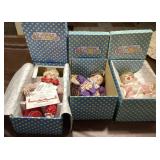 3 Knowles 'The Littlest Clowns' dolls