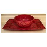 Tray and bowl