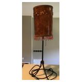 23' table lamp with beaded shade