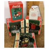 5 Coca-Cola ornaments