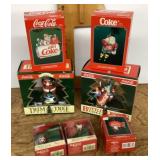 7 Coca-Cola ornaments