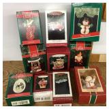 10 Hallmark ornaments