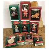 10 Hallmark ornaments