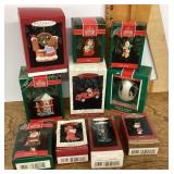 10 Hallmark ornaments
