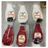 Stag beer bottle koozies
