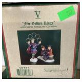 Department 56 Dickens Village 5 Gold Rings