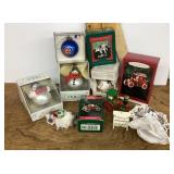 Collection of Christmas ornaments