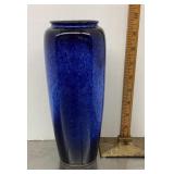 Blue pottery vase