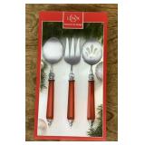 NEW Lenox holiday 3-piece serving set