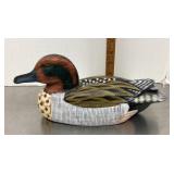 Chun Lian Li hand painted wood duck