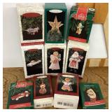 10 Hallmark ornaments