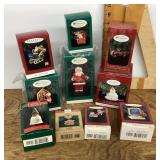 10 Hallmark ornaments