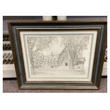 14x17 Charles Overly Cornell University print