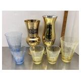 Assorted bar glasses