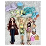 3 Mattel My Scene 12" dolls with accessories