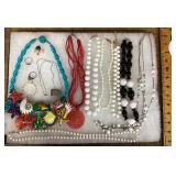 Collection of costume jewelry