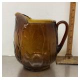 Art glass pitcher