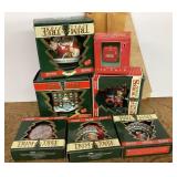 7 Coca-Cola boxed ornaments