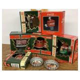 8 Coca-Cola ornaments