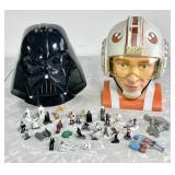 1990s Star Wars Micro Machines Vader & Luke