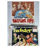 1968 Battling Tops and 1966 Twister games