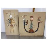 J.L. Begay & Bobby H. Kee Native American sand art