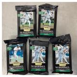 5 sealed 1993 Score Pinnacle baseball wax packs