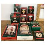 10 Hallmark ornaments