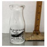 WWII milk bottle