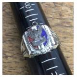 Sterling silver Eagle Scout ring