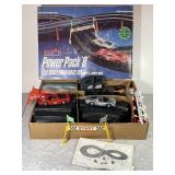 1969 Eldon Power Pack "8" slot car set with 2 cars