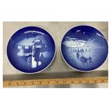 1972 and 1973 Bing & Grondahl Christmas plates