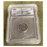 1943 Black Ruthenium steel Lincoln cent