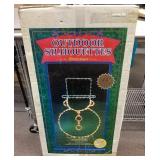 Outdoor silhouettes snowman decor