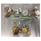 Group of costume jewelry