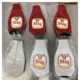 Stag beer bottle koozies