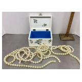 Jewelry box with snap beads