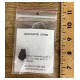Meteorite oxide souvenir keychain