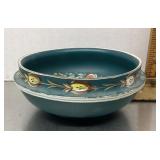 Decorative bowl with rosemaling