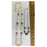 2 cloisonnï¿½ necklaces