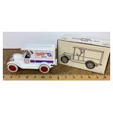 Diecast Prairie Farms dairy truck bank