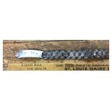 Sterling silver ID bracelet