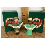 2 Hallmark Sharing the Joy figures