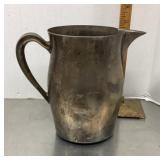 7" Silverplate on copper pitcher