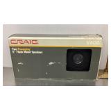 3 Craig 5" flush mount speakers