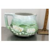 Hand painted porcelain pitcher