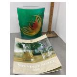 Steninge Slott art glass vase