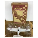 Diecast Northrup Gamma airplane bank